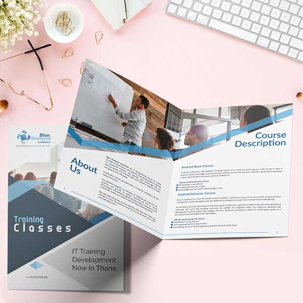 Bi Fold Company Brochure Design