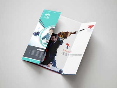 gate fold brochure design